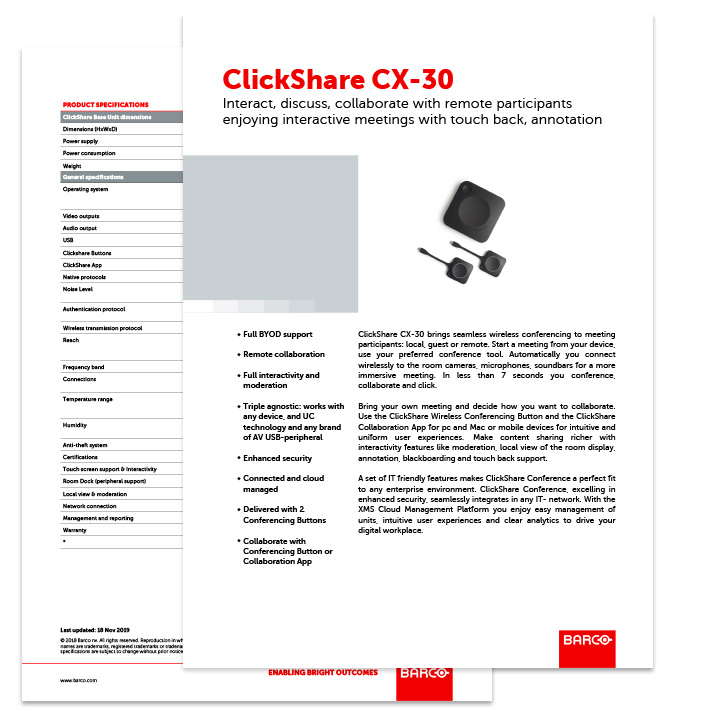 ClickShare CX-30