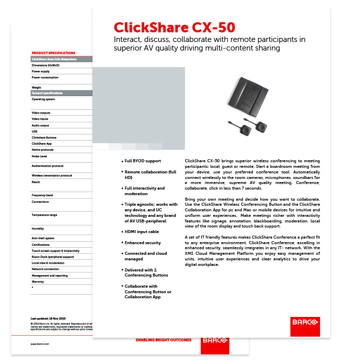 ClickShare CX-50